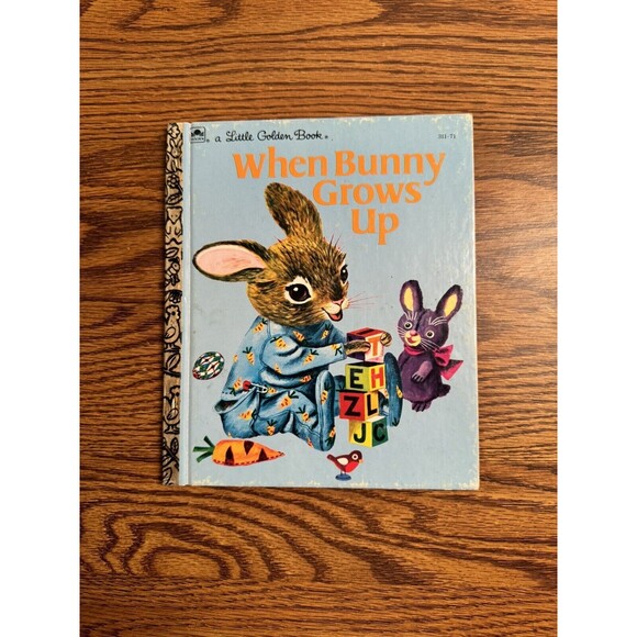 A Little Golden Book When Bunny Grows Up by Patsy Scarry - Picture 1 of 3